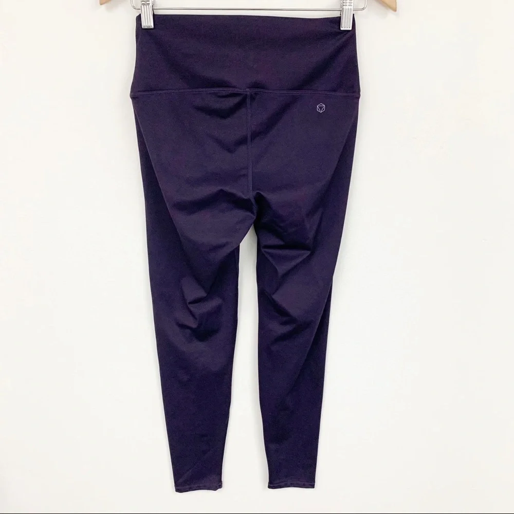 AR-33 Womens Purple High Waist Leggings sz M - Picture 3 of 11